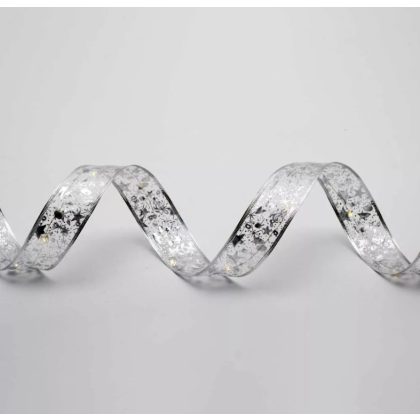   Home RLS15WH LED-es szalag mintákkal, ezüst színű szalag, 8 funkció, 150db hidegfehér LED, 15m hosszú, 5cm széles, adapteres tápellátás, beltéri kivitel