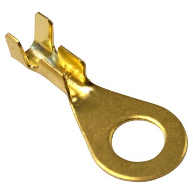 TRACON HSZ5 Sajtolható szigeteletlen szemes saru, sárgaréz 1-2,5mm2, M5