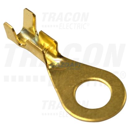   TRACON HSZ5 Sajtolható szigeteletlen szemes saru, sárgaréz 1-2,5mm2, M5, 100 db/csomag