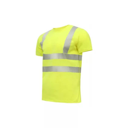   HÖGERT HT5K952-4XL JURAL II Jól látható polipamut póló sárga, 4XL (60)