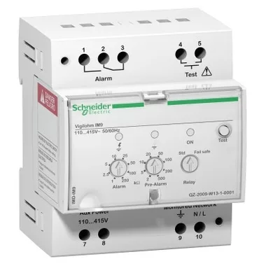SCHNEIDER IMD-IM9 IM9 Vigilohm szigetelésfigyelő 11 0/415 V AC 50/60 Hz SCHNEIDER IMD-IM9 IM9 Vigilohm szigetelésfigyelő 11 0/415 V AC 50/60 Hz
