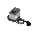   SCHNEIDER INS44051 UNICA SYSTEM+ Asztali csatlakozó, 2P+F / USB A+C, antracit-szürke