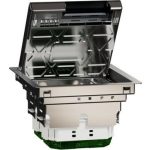   SCHNEIDER INS52121 UNICA SYSTEM+ Padlódoboz, 8 modulos, fém