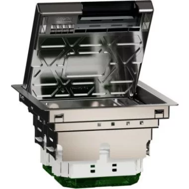SCHNEIDER INS52121 UNICA SYSTEM+ Padlódoboz, 8 modulos, fém SCHNEIDER INS52121 UNICA SYSTEM+ Padlódoboz, 8 modulos, fém