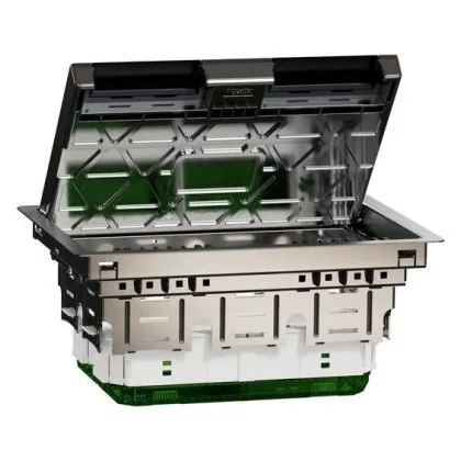   SCHNEIDER INS52123 UNICA SYSTEM+ Padlódoboz, 12 modulos, fém