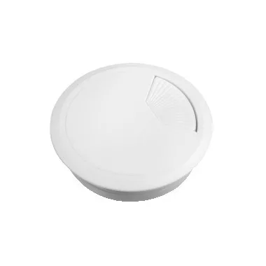 SCHNEIDER INS61211 UNICA SYSTEM+ Bútorba süllyeszthető kábelkivezető, 80 mm, fehér