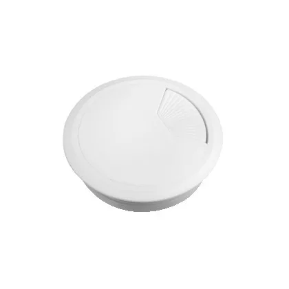   SCHNEIDER INS61211 UNICA SYSTEM+ Bútorba süllyeszthető kábelkivezető, 80 mm, fehér