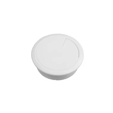 SCHNEIDER INS61214 UNICA SYSTEM+ Bútorba süllyeszthető kábelkivezető, 60 mm, fehér