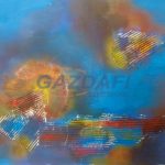   TECHNOTHERM ISP-AL 2 450 Infrapanel, 0,45kW, "absztrakt 2" nyomtatott, porszórt felület