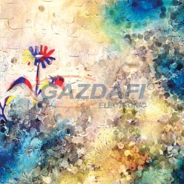 TECHNOTHERM ISP-AL 5 750 Infrapanel, 0,75kW, "absztrakt 5" nyomtatott, porszórt felület