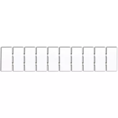 TRACON J10 Jelölőlapka TSKA, TSKB sorozatkapocshoz, (10 modul), W=10mm TSKA10.,TSKA16.,TSKA35.,TSKA50.,TSKA95.,TSKA150.,TSKA240.