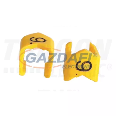 TRACON J42P Vezetékjelölő (2 szám) vezetékre pattintható