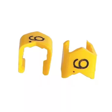 TRACON J49P Vezetékjelölő (9 szám)vezetékre pattintható 4-10mm2, 100 db/csomag