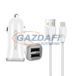    JOYROOM 21982 Încărcător auto 2xUSB + cablu de date USB tip C