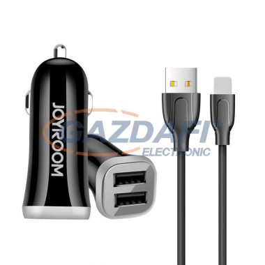  JOYROOM 21983 Încărcător auto 2xUSB + cablu de date USB tip C