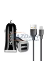 JOYROOM 21985 2xUSB Încărcător auto + Cablu de date Lightning