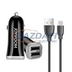   JOYROOM 21985 2xUSB Încărcător auto + Cablu de date Lightning