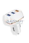 JOYROOM 21988 30W 3 x USB Autós töltőfej