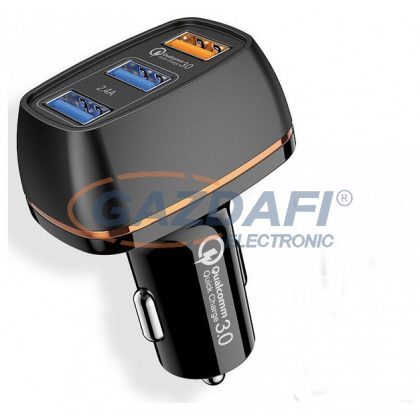 JOYROOM 21989 30W 3 x USB Autós töltőfej