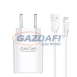   JOYROOM 21994 2.4A 2xUSB Hálózati Töltőfej+1m Lightning Töltőkábel