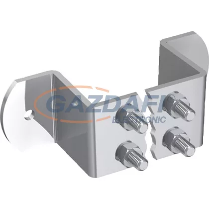   J. PRÖPSTER 913660 földelő sín 225/60x5mm, 2x2 csatl.hely, V2A