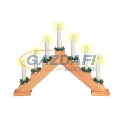 HOME KAD 01 gyertyapiramis, melegfehér fényű, lakkozott fa HOME KAD 01 gyertyapiramis, melegfehér fényű, lakkozott fa