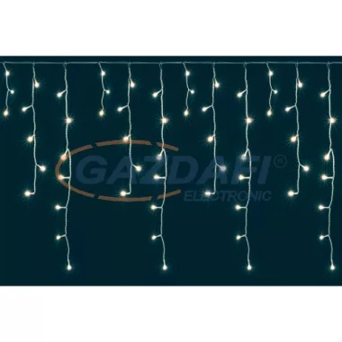 HOME KAF 195C LED-es mini izzós fényfüggöny, 4 m, meleg fehér