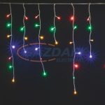   HOME KAF 200L 10M/M LED-es jégcsap fényfüggöny, 10 m, színes, 8 programos, memóriás