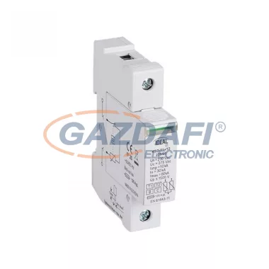 KANLUX 23136 KSD-T1+T2 275/150 3P , IP20 ,150kA , 230V/400V AC, 50/60Hz , 68 x 91 x 54 mm , világosszürke KANLUX 23136 KSD-T1+T2 275/150 3P , IP20 ,150kA , 230V/400V AC, 50/60Hz , 68 x 91 x 54 mm , világosszürke