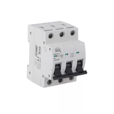 KANLUX 23148 KMB6-C25/3 IP20 , 25A , 400V, 50/60Hz AC , 76 x 82 x 54 mm , világosszürke , fekete KANLUX 23148 KMB6-C25/3 IP20 , 25A , 400V, 50/60Hz AC , 76 x 82 x 54 mm , világosszürke , fekete