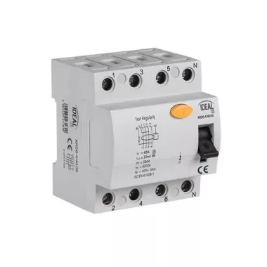 KANLUX 23191 KRD6-4/25/30-A Fi-relé 30mA 3P+N