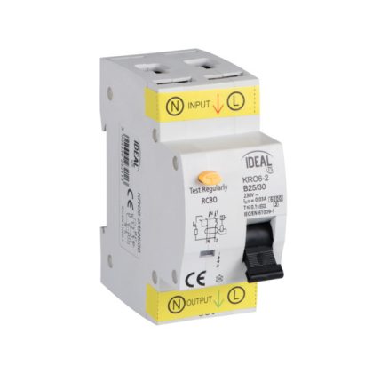   KANLUX 23211 KRO6-2/B25/30 Kismegszakítóval egybeépített relé , 230 V