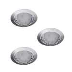   KANLUX 23847 TRIBIS II O C spot lámpa szett króm 3x max. 10W süllyesztett IP20