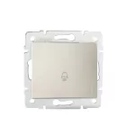 KANLUX 24776 DOMO 01-1030-203 Csengő nyomókapcsoló krém