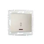   KANLUX 24786 DOMO 01-1140-203 jelzőfényesalternatív kapcsoló krém