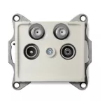  KANLUX 24809 DOMO 01-1590-003 Antenna csatlakozó aljzat TV/R/SAT/SAT végzáró krém