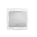 KANLUX 24832 DOMO 01-1021-243 Nyomókapcsoló ezüst