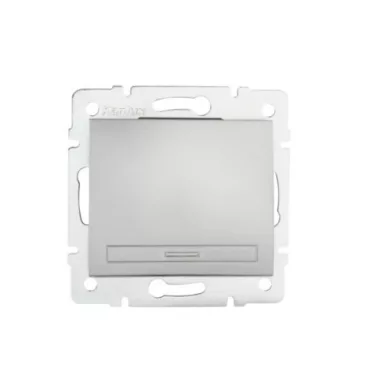KANLUX 24832 DOMO 01-1021-243 Nyomókapcsoló ezüst