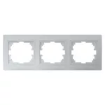   KANLUX 24882 DOMO 01-1480-043 Hármas keret, vízszintes ezüst
