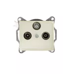   KANLUX 24984 DOMO 01-1350-030 Antenna csatlakozó TV/R/SAT aljzat, végzáró