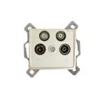   KANLUX 24986 DOMO 01-1590-030 Antenna csatlakozó aljzat TV/R/SAT/SAT végzáró