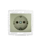   KANLUX 25026 DOMO 01-1220-150 Schuko földelt dugalj, tűzbiztos műanyag
16A - 250V~