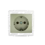   KANLUX 25029 DOMO 01-1240-150 Schuko földelt dugalj, gyermekvédelemmel, tűzbiztos műanyag
16A - 250V~