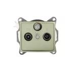   KANLUX 25043 DOMO 01-1350-050 Antenna csatlakozó TV/R/SAT aljzat, végzáró