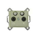   KANLUX 25045 DOMO 01-1590-050 Antenna csatlakozó aljzat TV/R/SAT/SAT végzáró