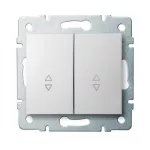   KANLUX 25073 LOGI 02-1060-102 Dupla alternatív kapcsoló
10AX - 250V~