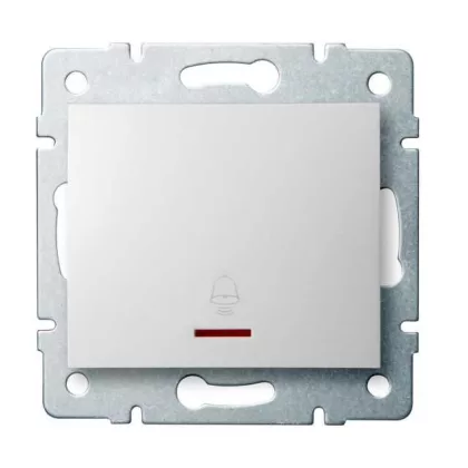   KANLUX 25075 LOGI 02-1080-102 Jelzőfényes csengő nyomókapcsoló
10AX - 250V~