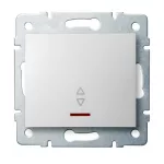   KANLUX 25081 LOGI 02-1140-102 Jelzőfényes alternatív kapcsoló
10AX - 250V~