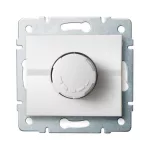   KANLUX 25082 LOGI 02-1160-102 Tekerőgombos fényerőszabályozó 500W szűrővel
10AX - 250V~, 500W