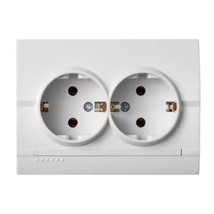 KANLUX 25095 LOGI 02-1270-102 Schuko földelt dupla dugalj komplett
16A - 250V~ KANLUX 25095 LOGI 02-1270-102 Schuko földelt dupla dugalj komplett
16A - 250V~